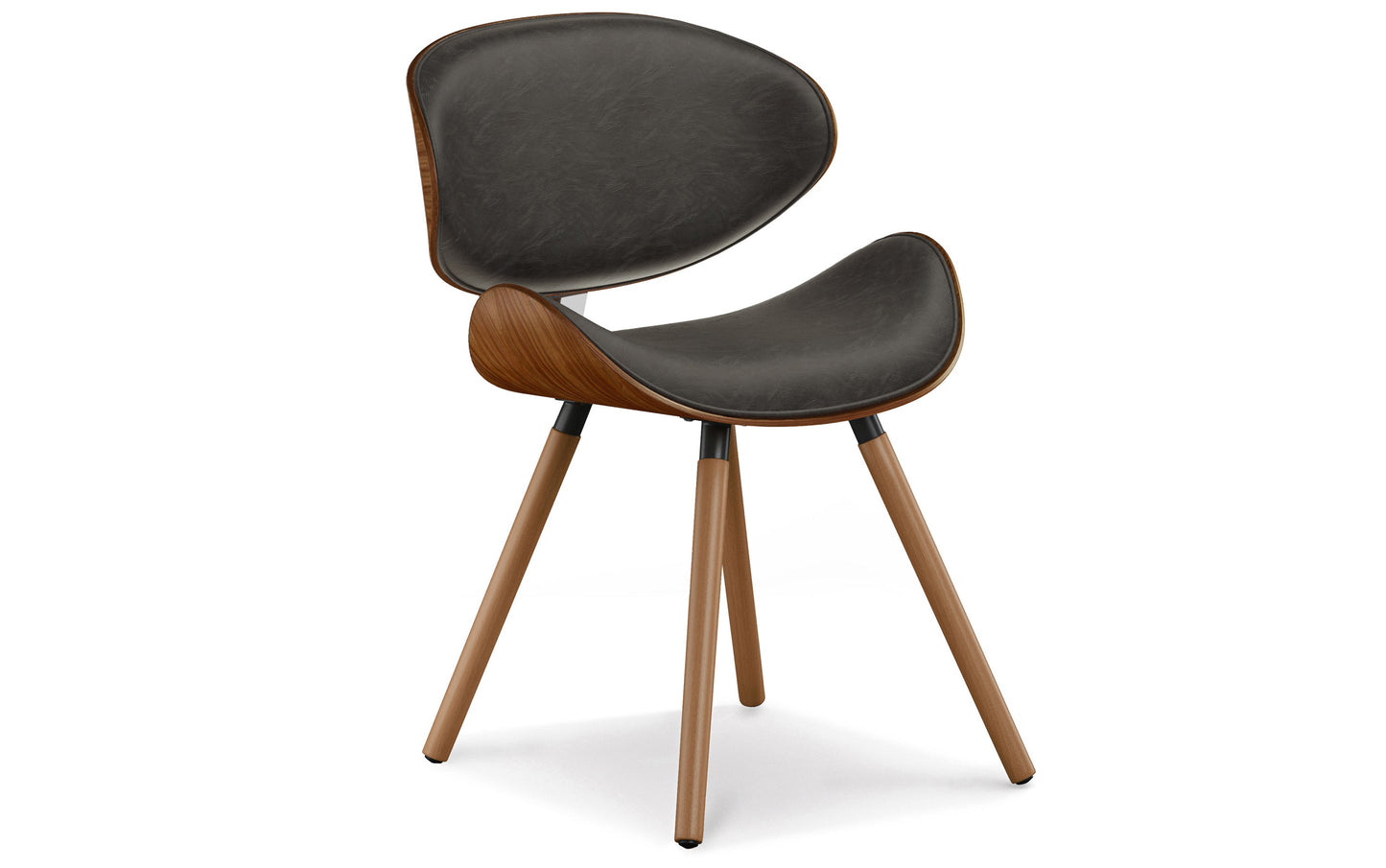 Distressed Brown Distressed Vegan Leather | Marana / Draper 7-Piece Dining Set