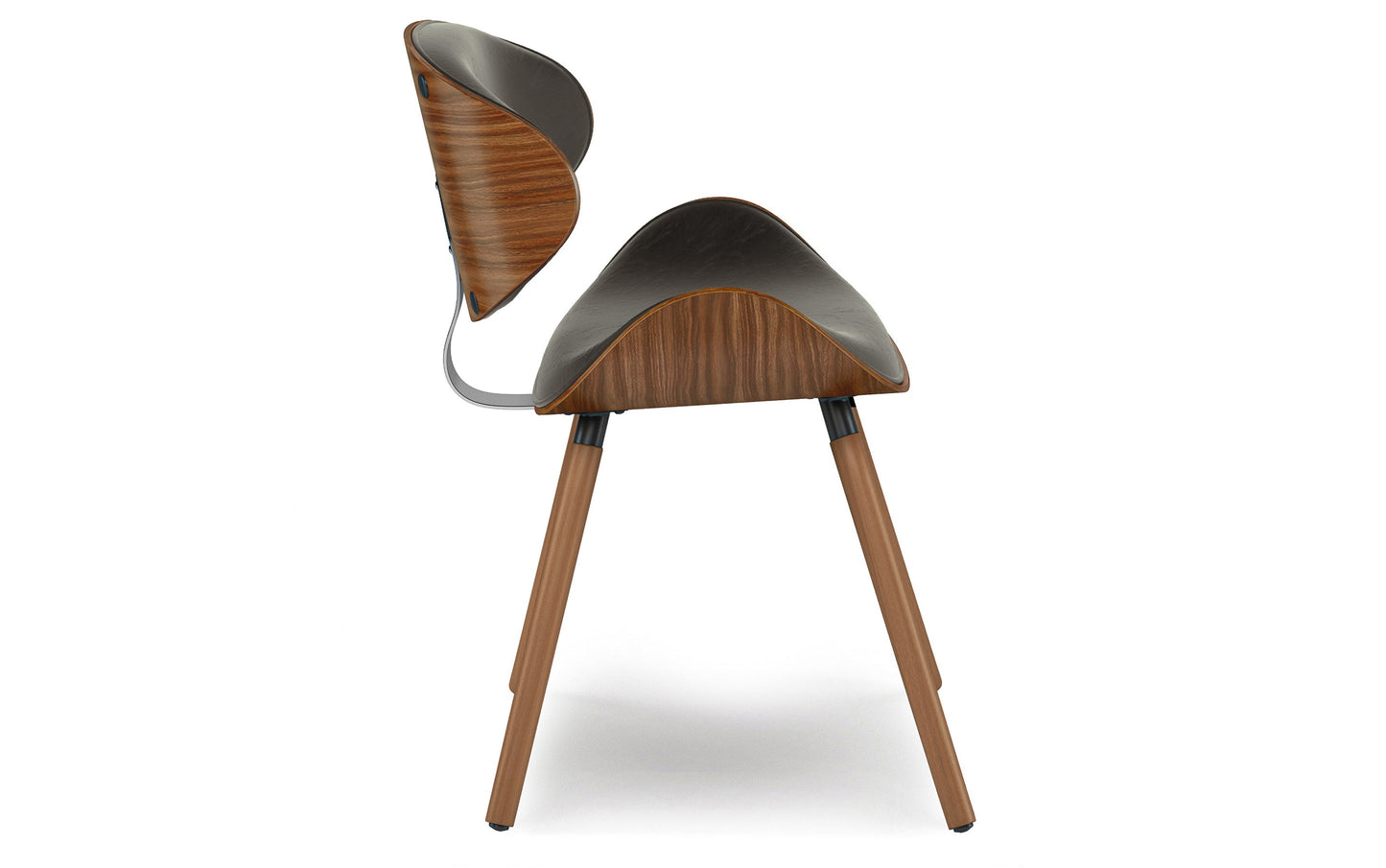 Distressed Brown Distressed Vegan Leather | Marana / Draper 7-Piece Dining Set