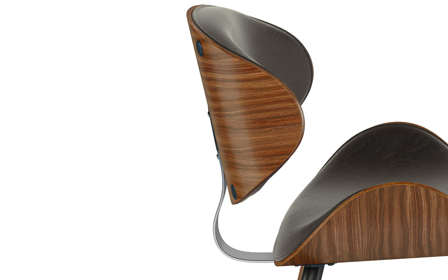 Distressed Brown Distressed Vegan Leather | Marana / Draper 7-Piece Dining Set