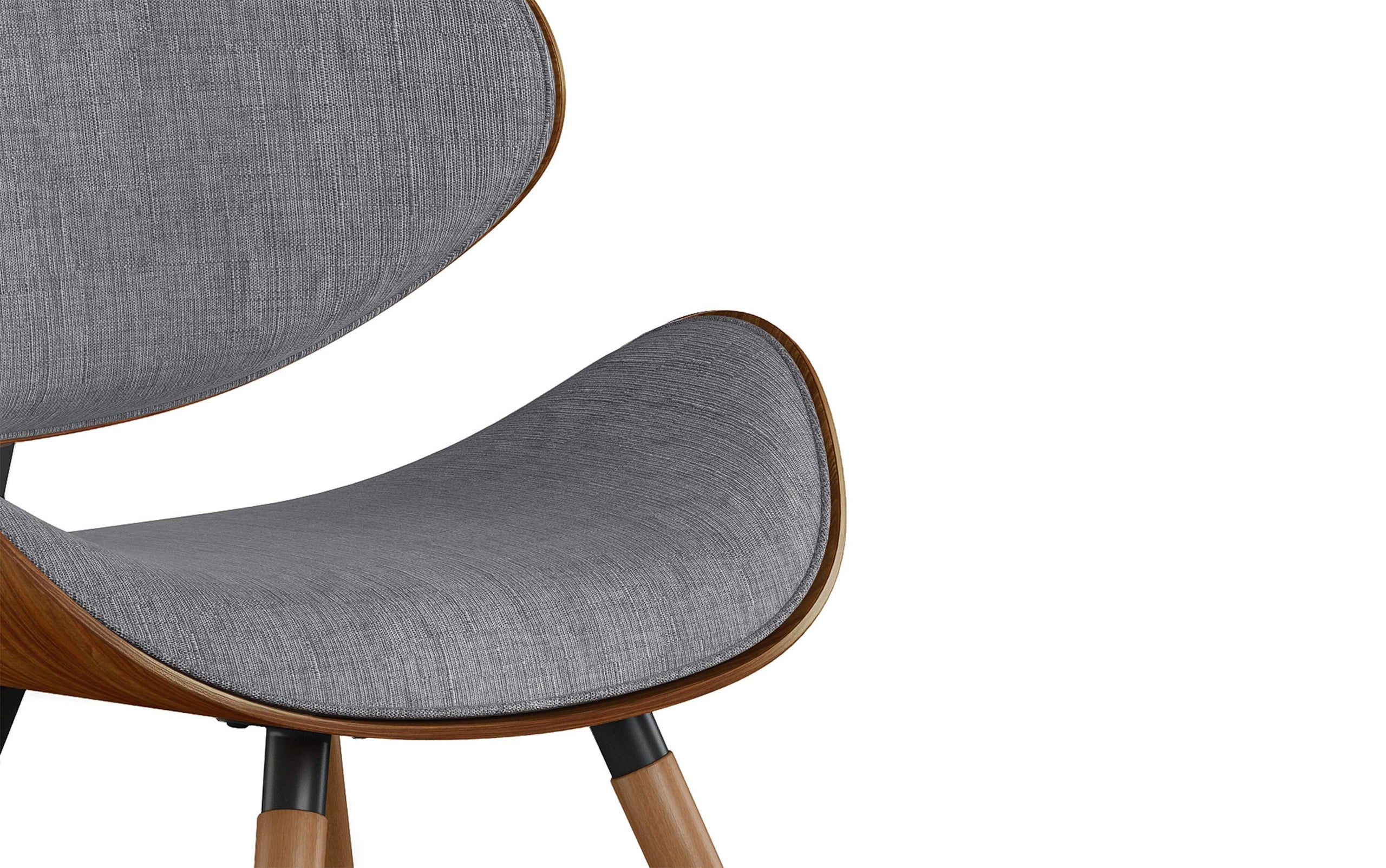 Grey Linen Style Fabric | Marana / Draper 5-Piece Dining Set