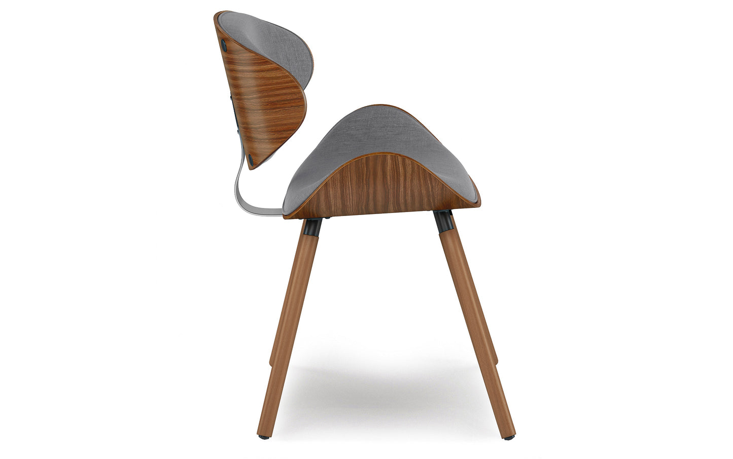 Grey Linen Style Fabric | Marana / Draper 5-Piece Dining Set