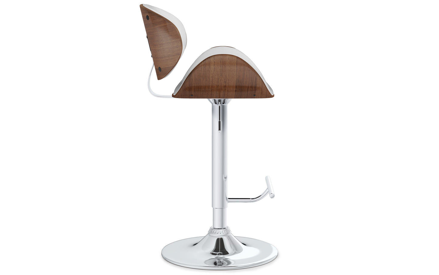 Marana Bentwood Adjustable Swivel Bar Stool
