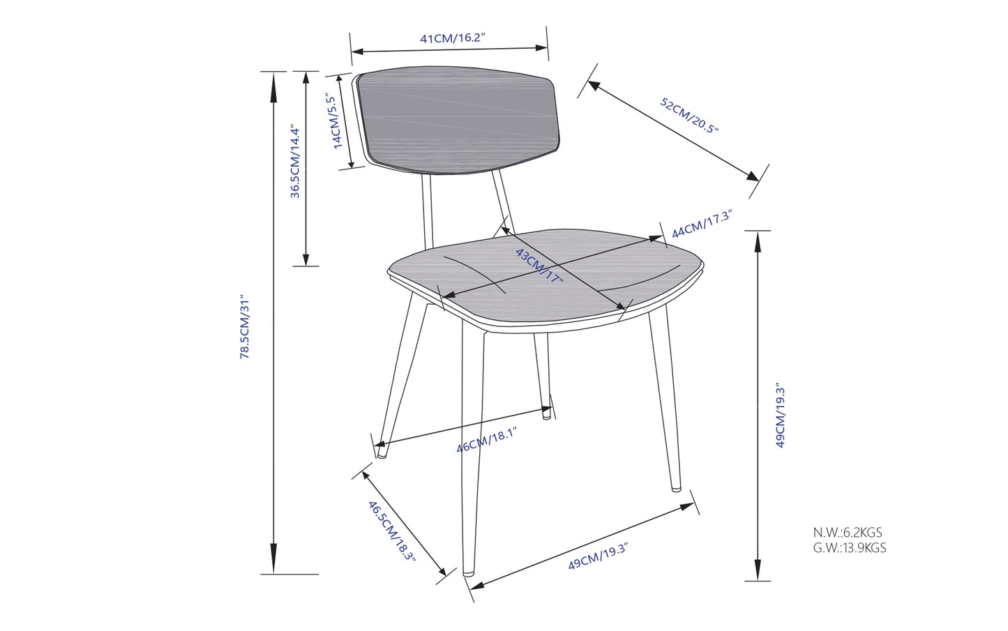 Mavis / Colby 7 Pc Dining Set