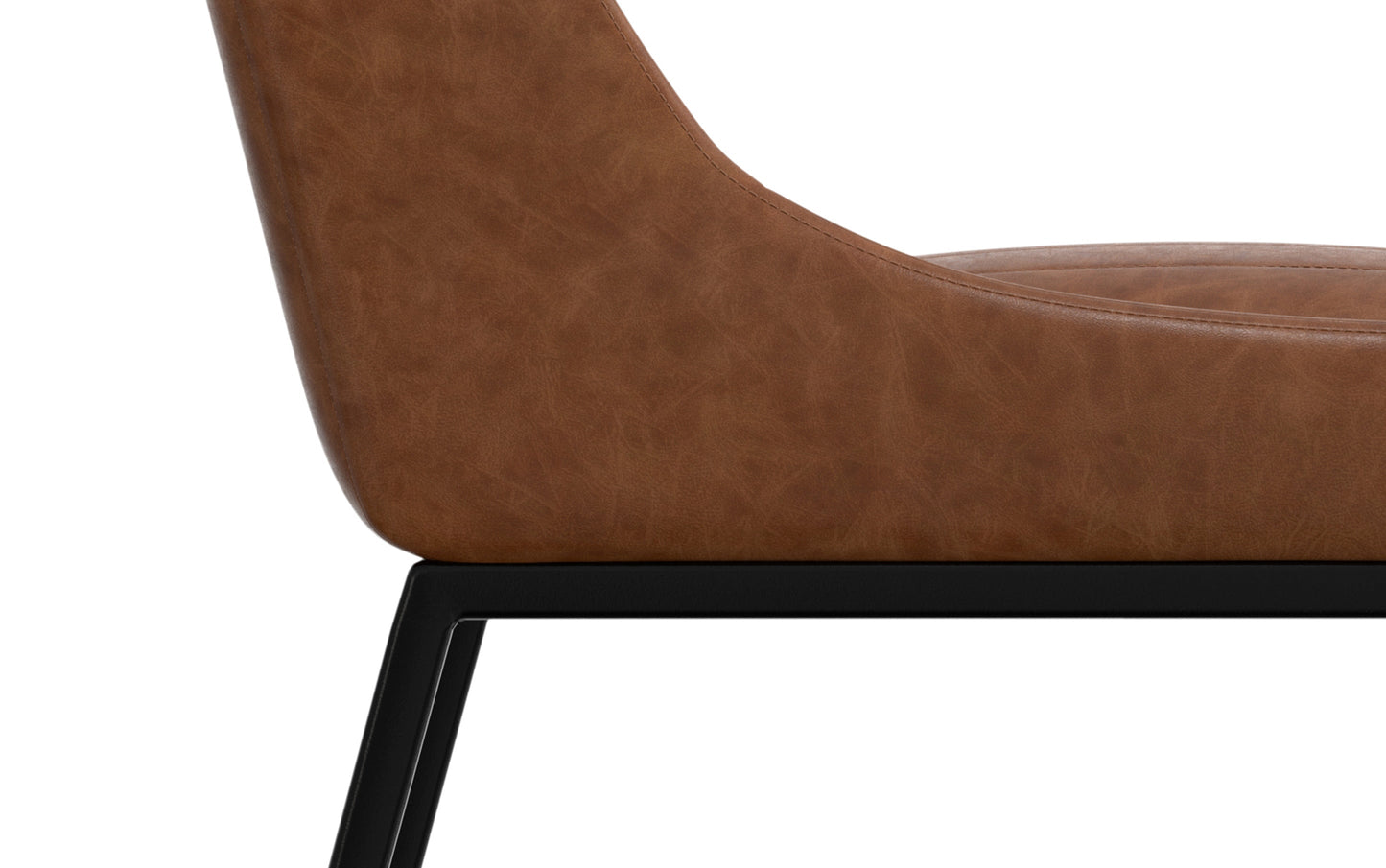 Melody Dining Chair (Set of 2) in Distressed Vegan Leather