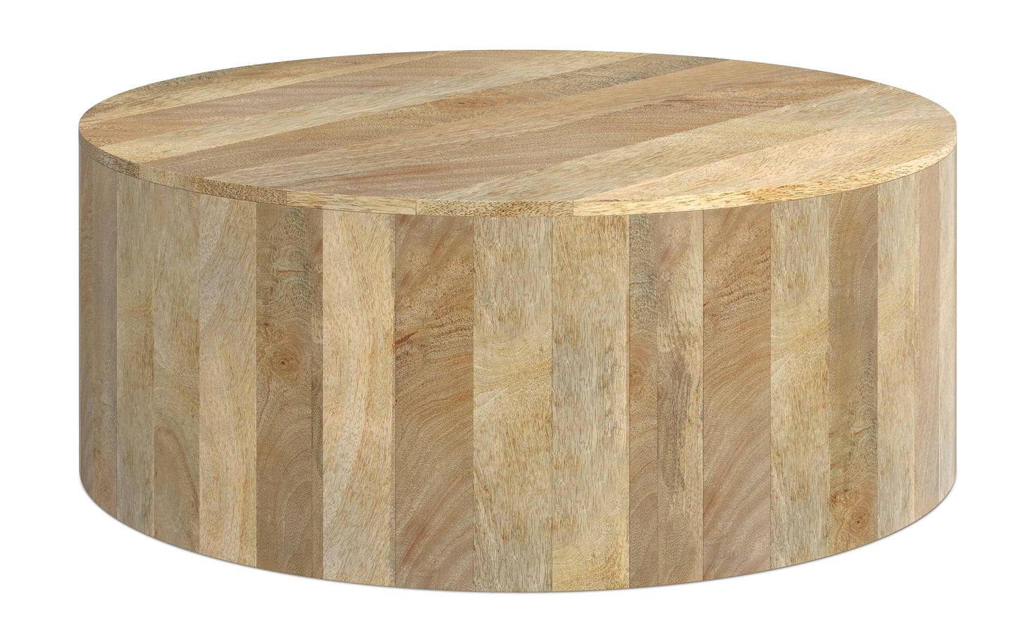 Natural | Millbury Drum Coffee Table