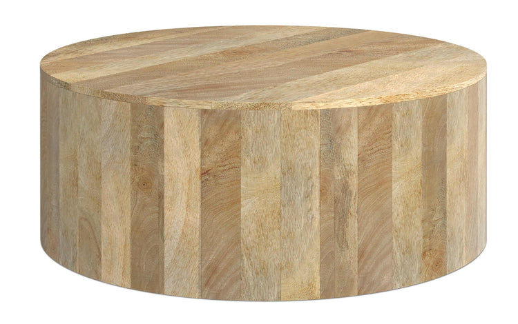 Natural | Millbury Drum Coffee Table