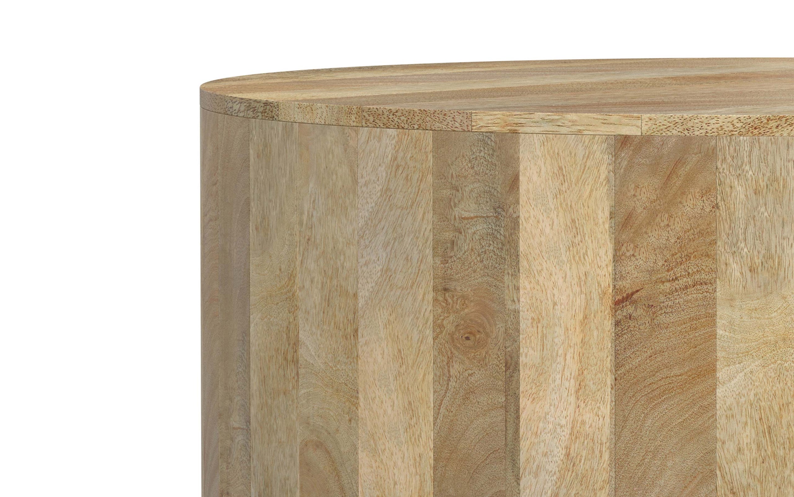 Natural | Millbury Drum Coffee Table