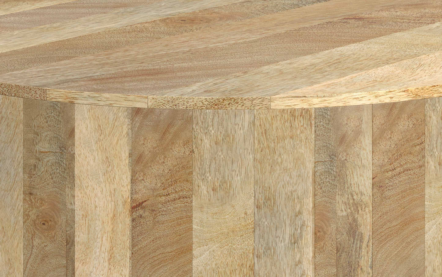 Millbury Drum Coffee Table in Mango