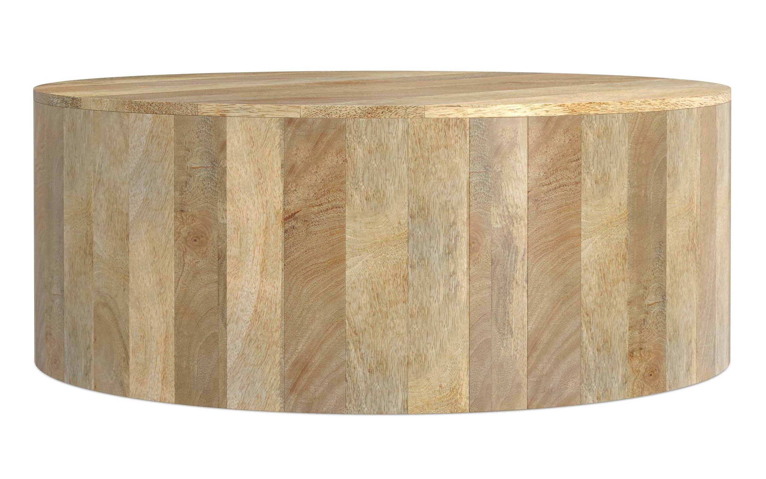 Natural | Millbury Drum Coffee Table