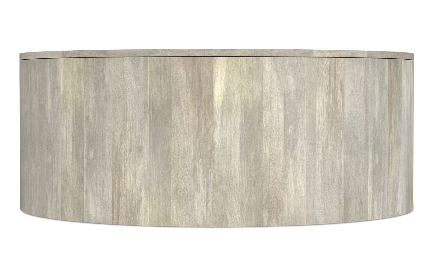 White Wash | Millbury Drum Coffee Table
