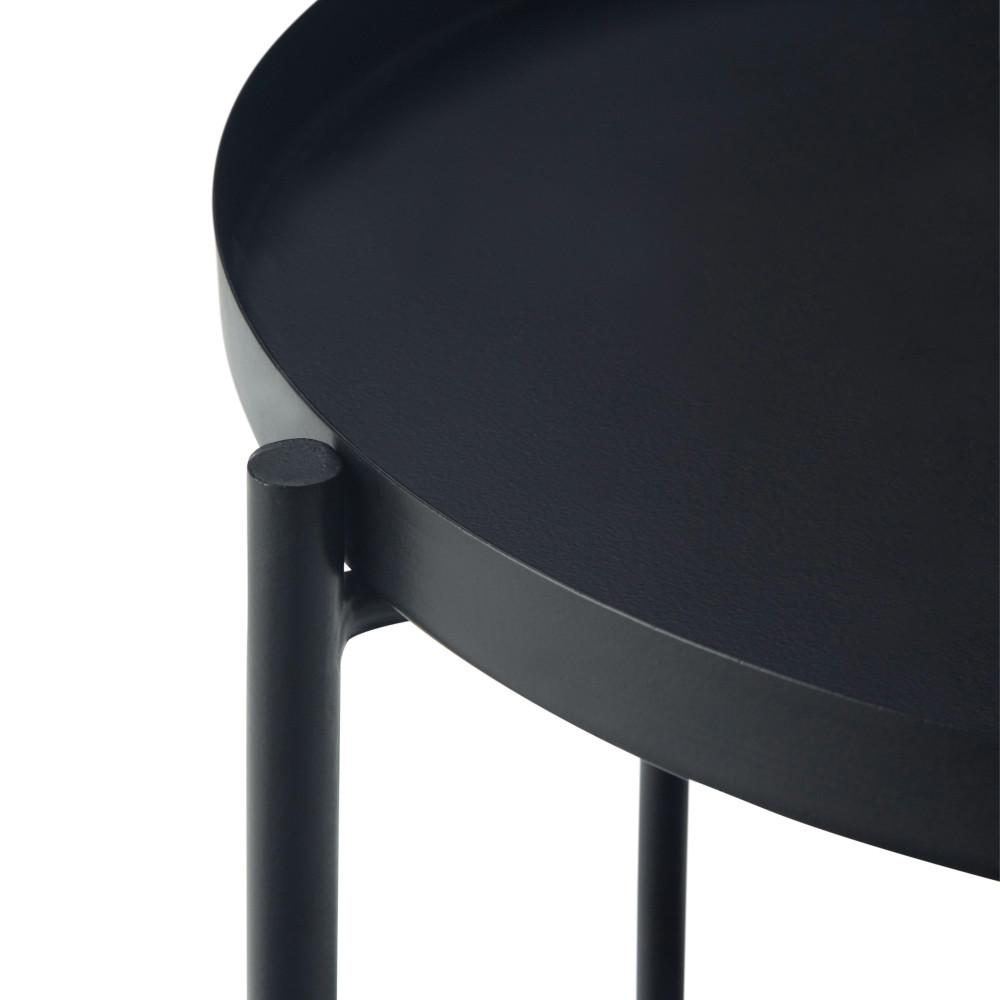 Black | Monet Metal End Table
