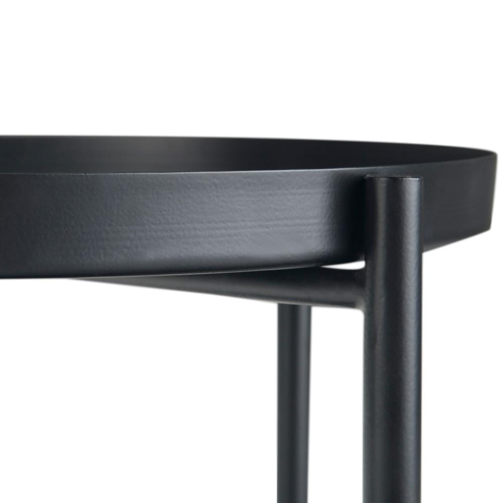 Black | Monet Metal End Table