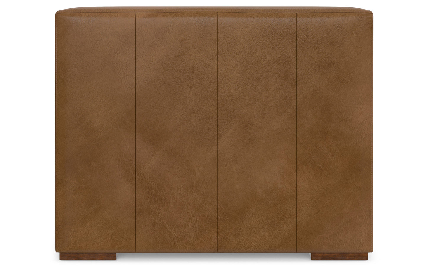 Caramel Brown Genuine Leather | Rex Center Module in Genuine Leather