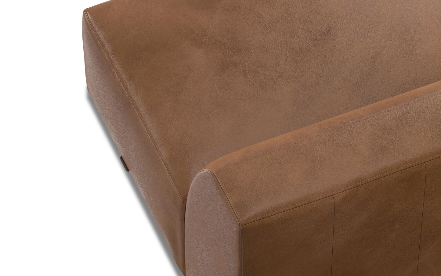 Caramel Brown Genuine Leather | Rex Center Module in Genuine Leather