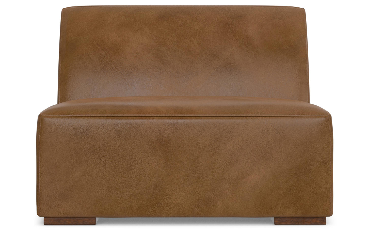 Caramel Brown Genuine Leather | Rex Center Module in Genuine Leather