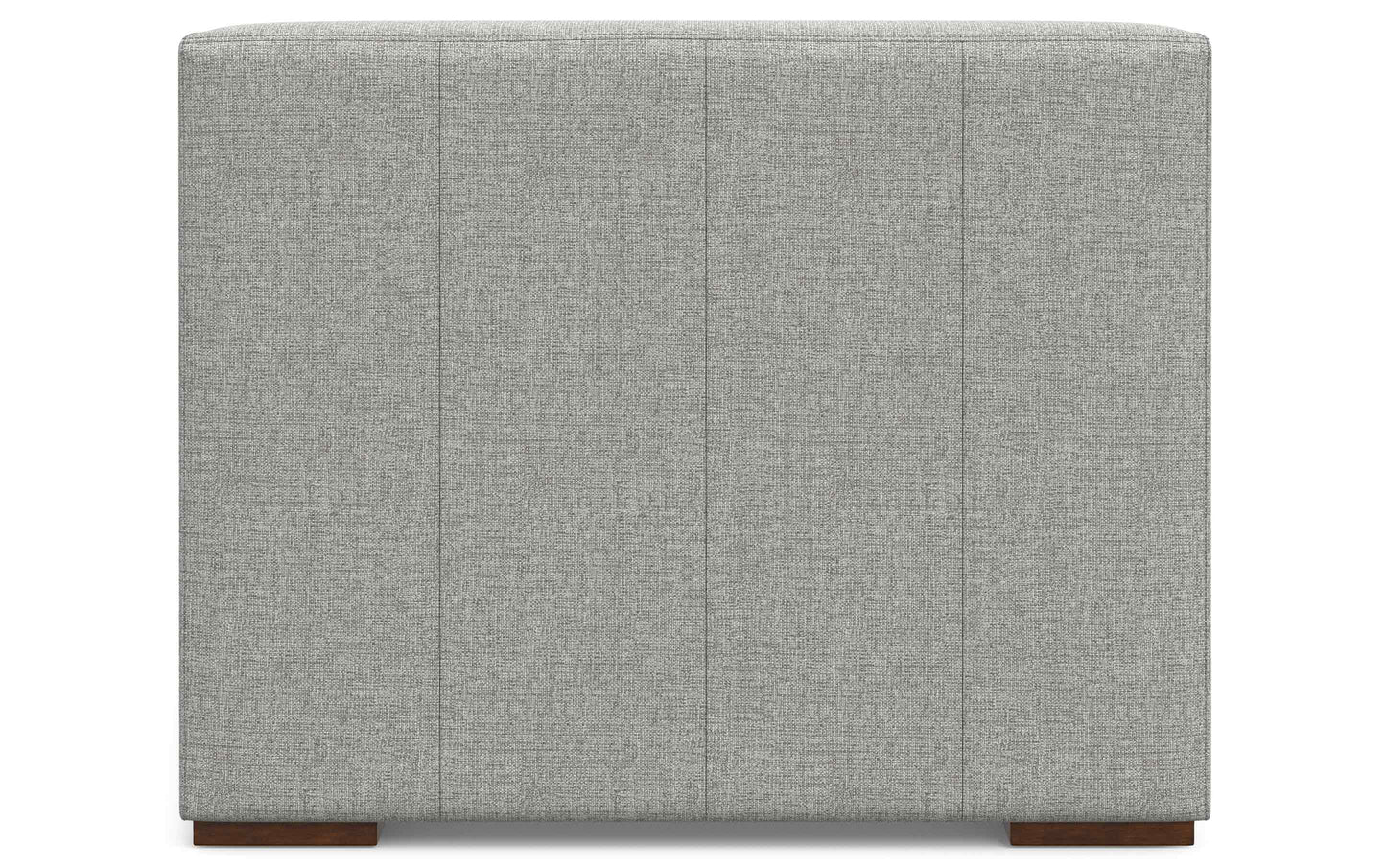 Pale Grey Performance Fabric | Rex Center Module in Performance Fabric