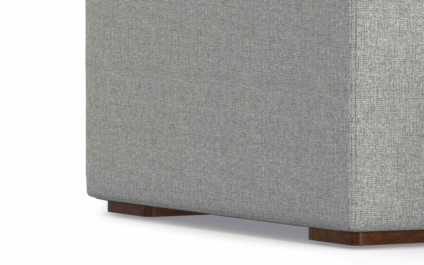 Pale Grey Performance Fabric | Rex Left Chaise Module in Performance Fabric
