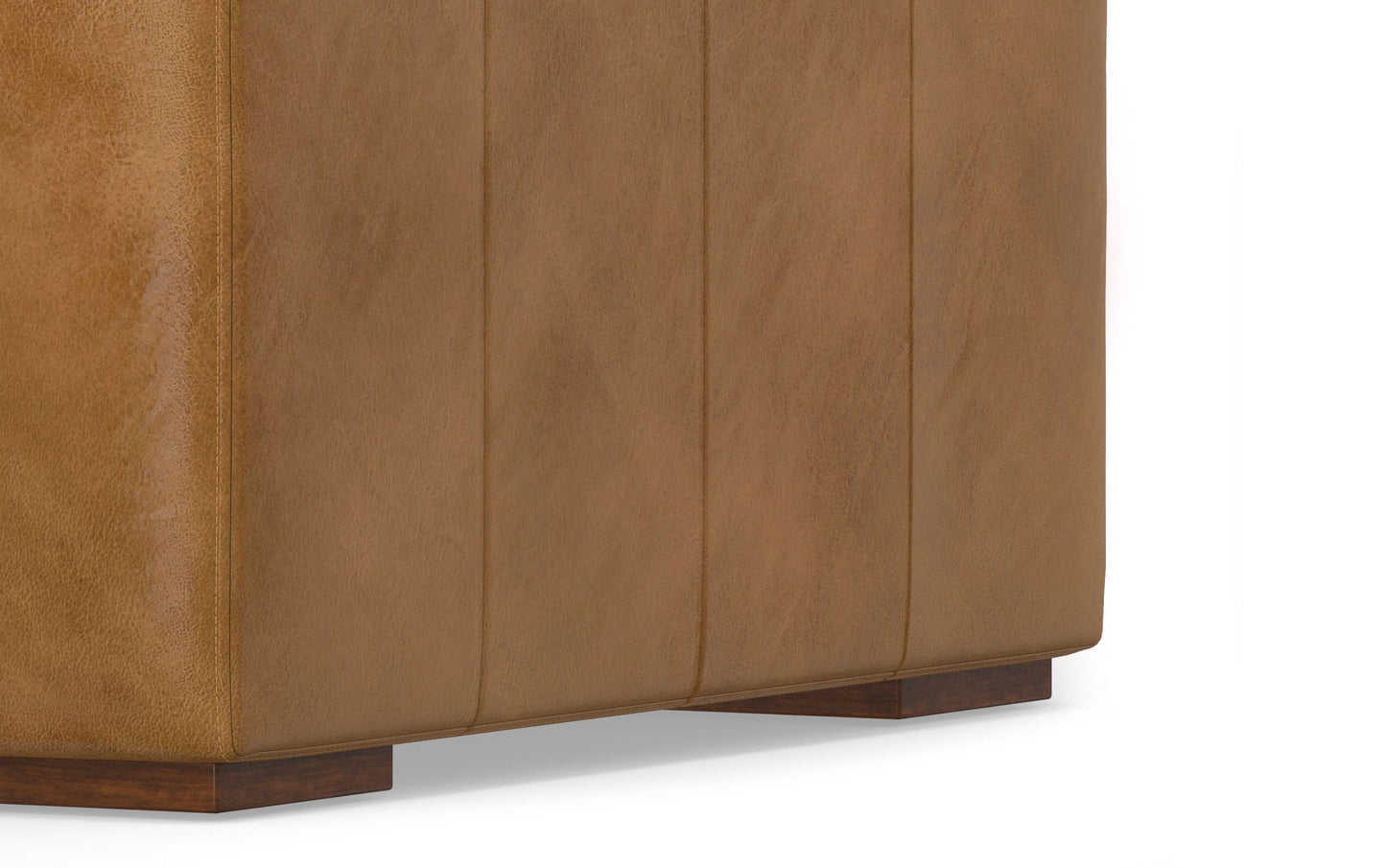 Sienna Genuine Leather | Rex Right Chaise Module in Genuine Leather