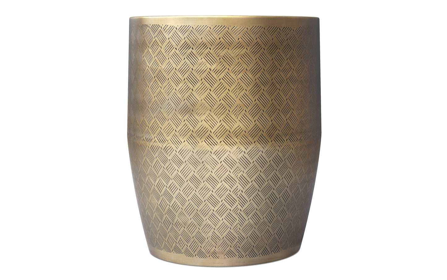 Johnsen 18 inch Cross Hatch Pattern Accent Table