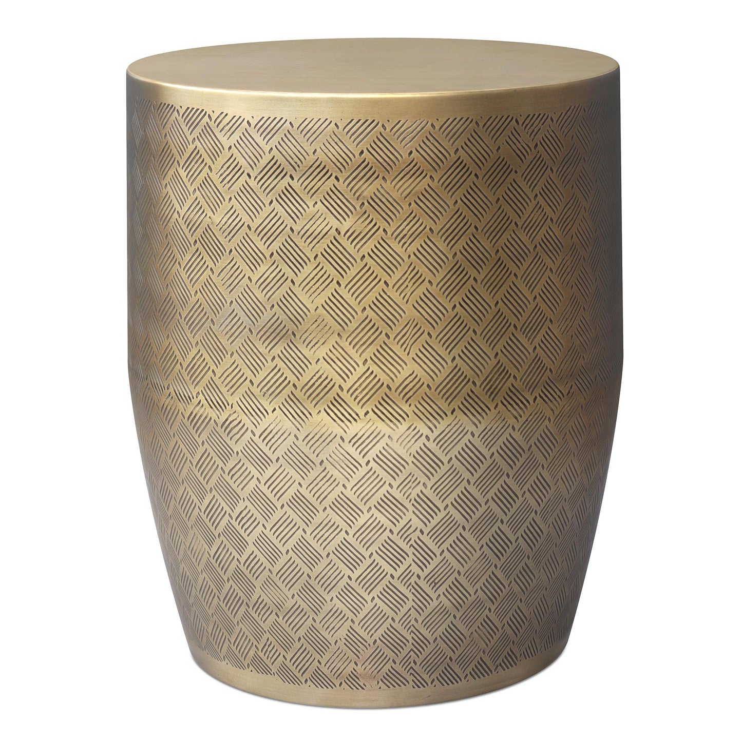 Johnsen 18 inch Cross Hatch Pattern Accent Table