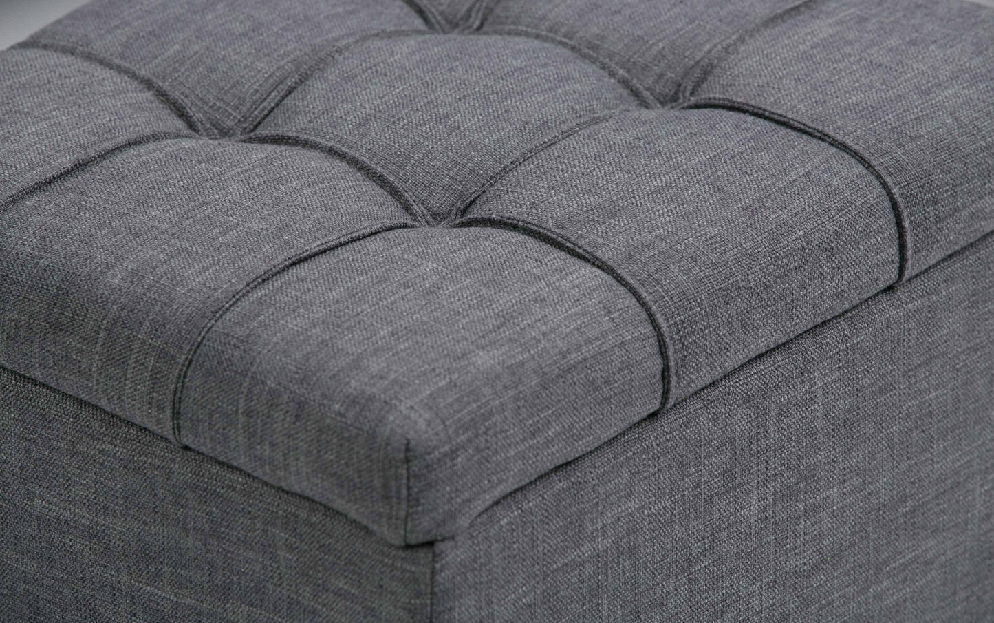 Dover 3 Pc Storage Ottoman in Linen