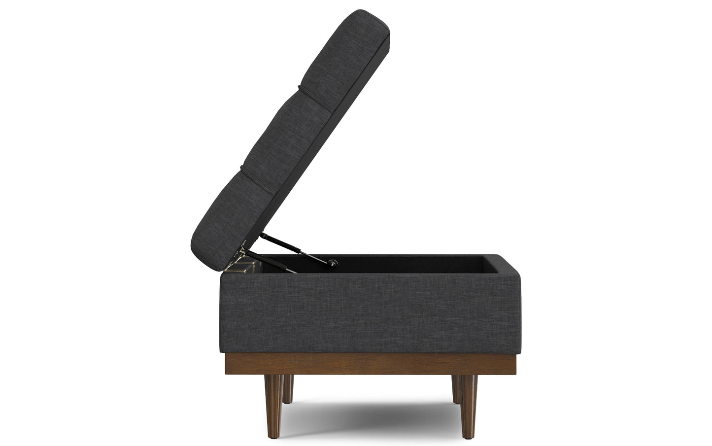 Slate grey Linen Style Fabric | Mariah Coffee Table Storage Ottoman