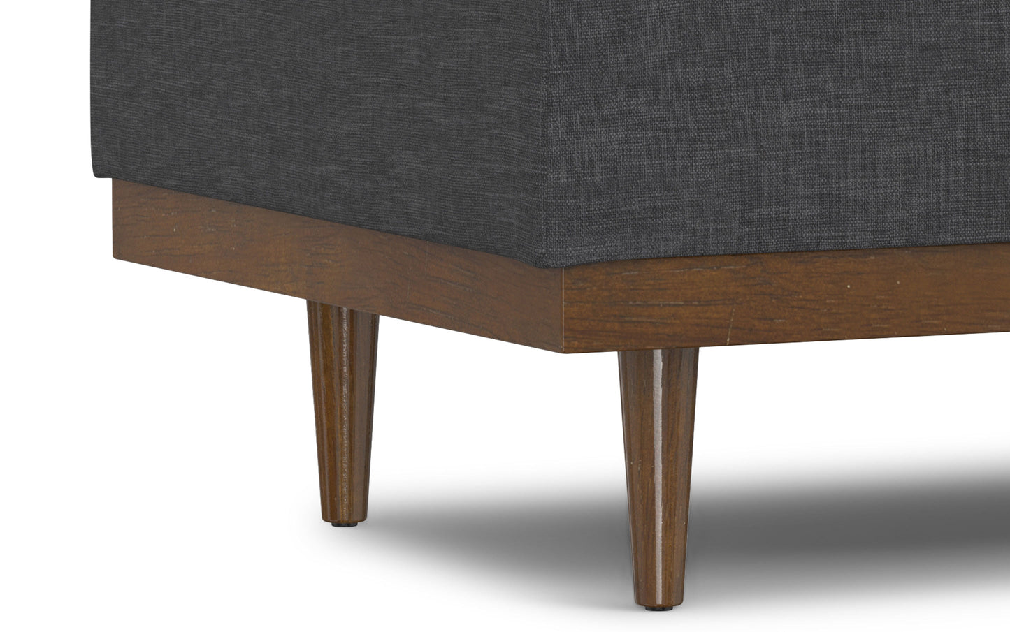 Slate grey Linen Style Fabric | Mariah Coffee Table Storage Ottoman