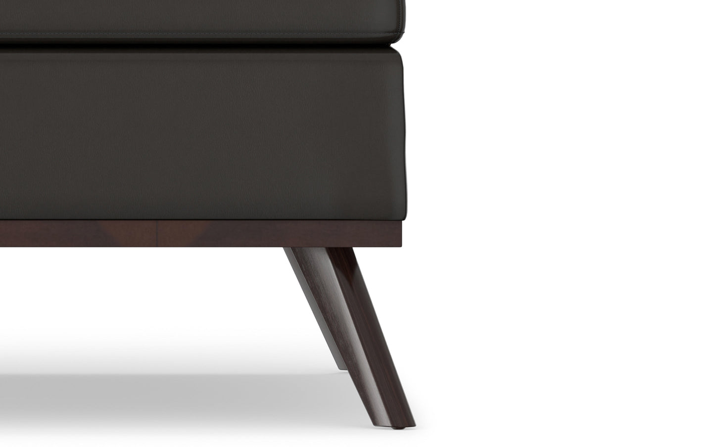 Owen Medium Square Table Ottoman in Vegan Leather