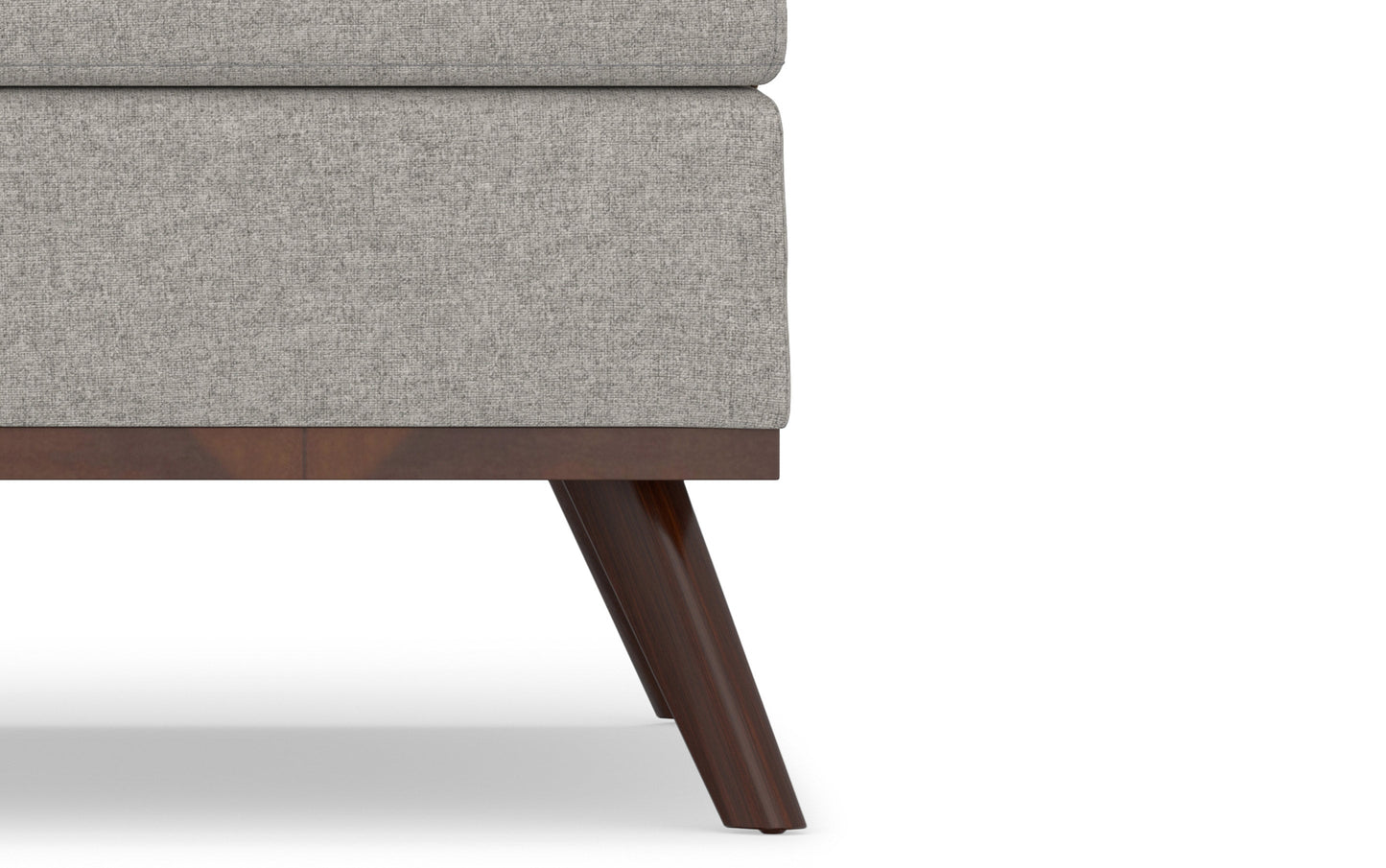 Owen Medium Square Table Ottoman in Linen