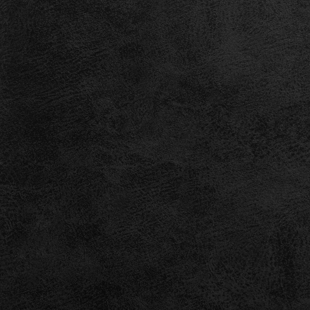 Distressed Black Distressed Vegan Leather | Owen Coffee Table Ottoman with Storage
