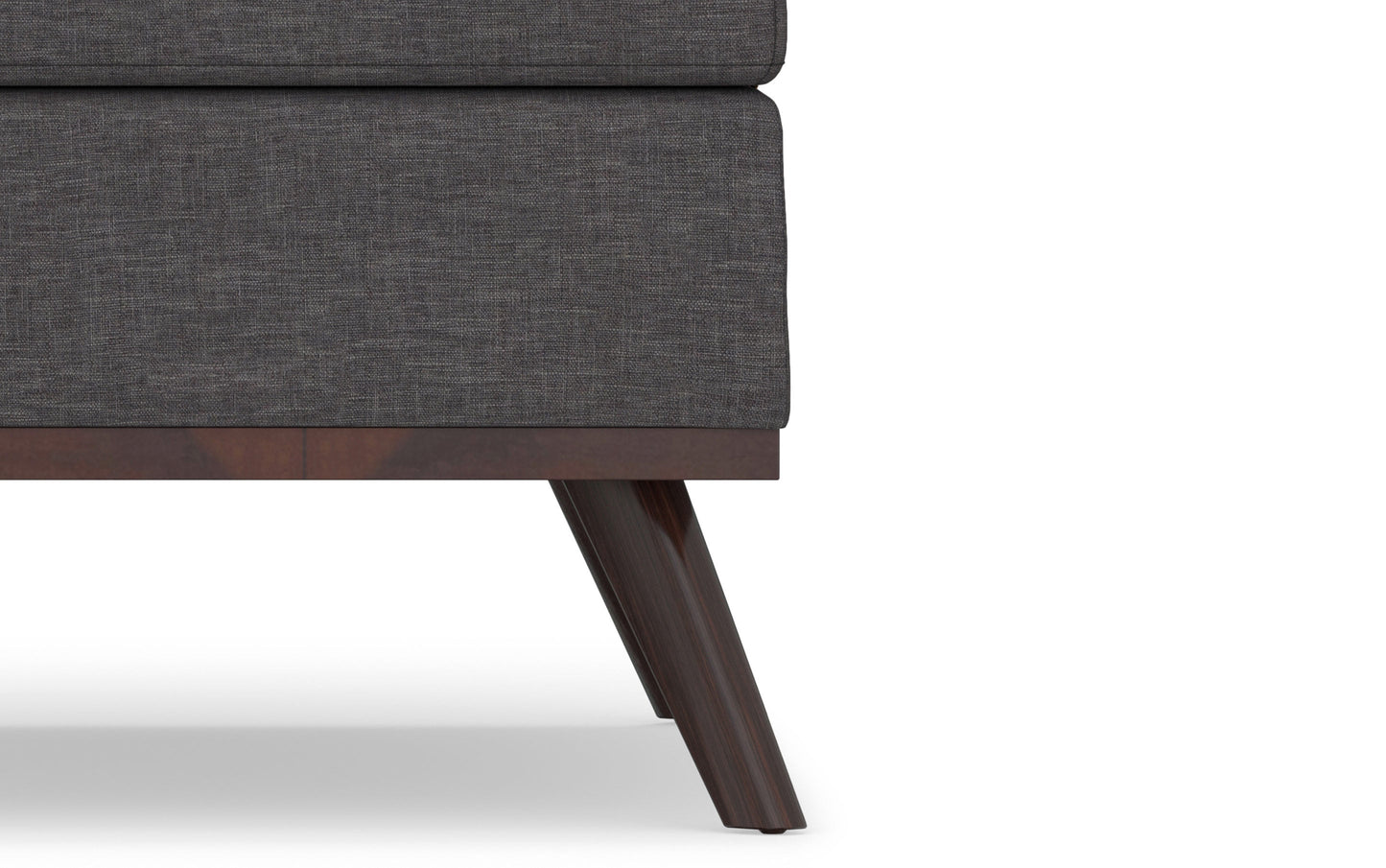 Owen Medium Square Table Ottoman in Linen