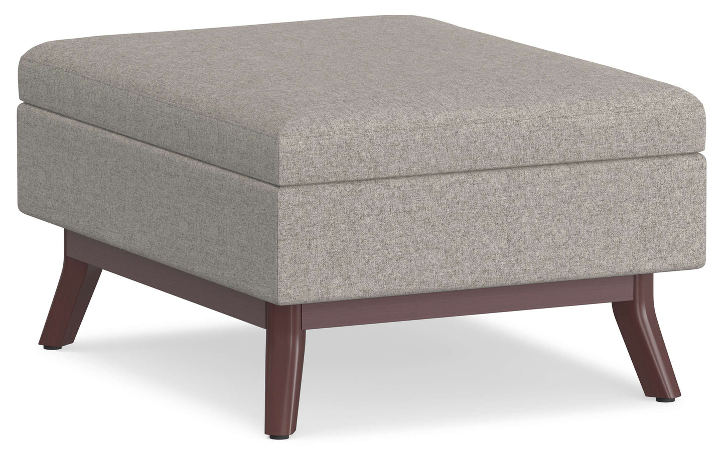 Owen Small Coffee Table Ottoman in Linen