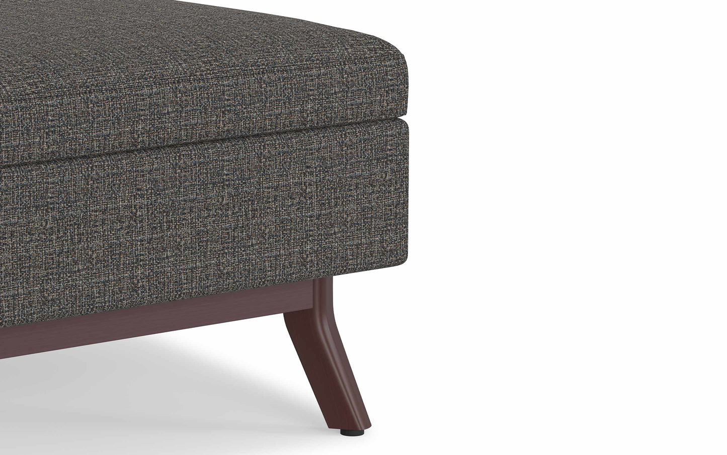 Owen Small Coffee Table Ottoman in Tweed