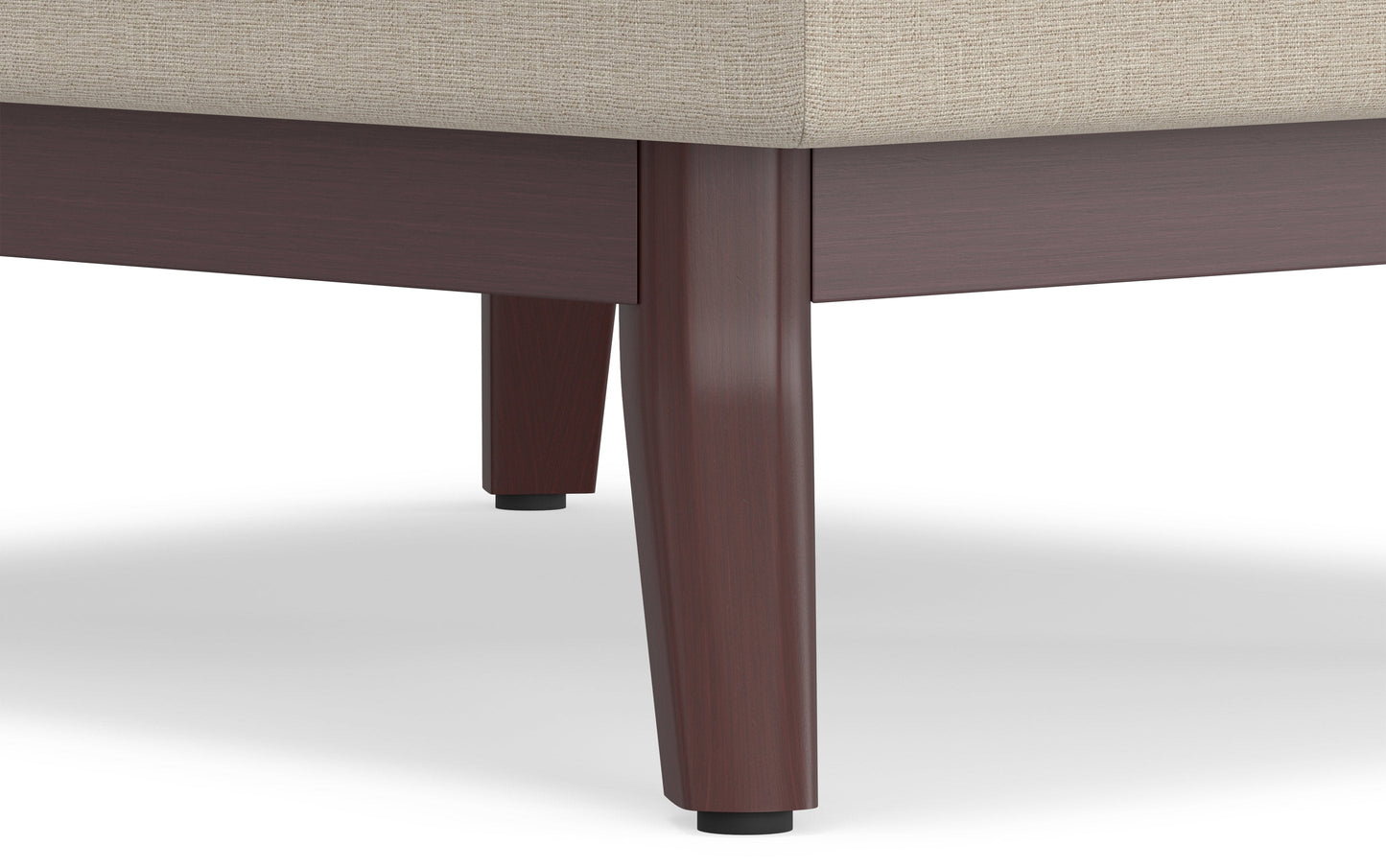 Owen Small Coffee Table Ottoman in Linen