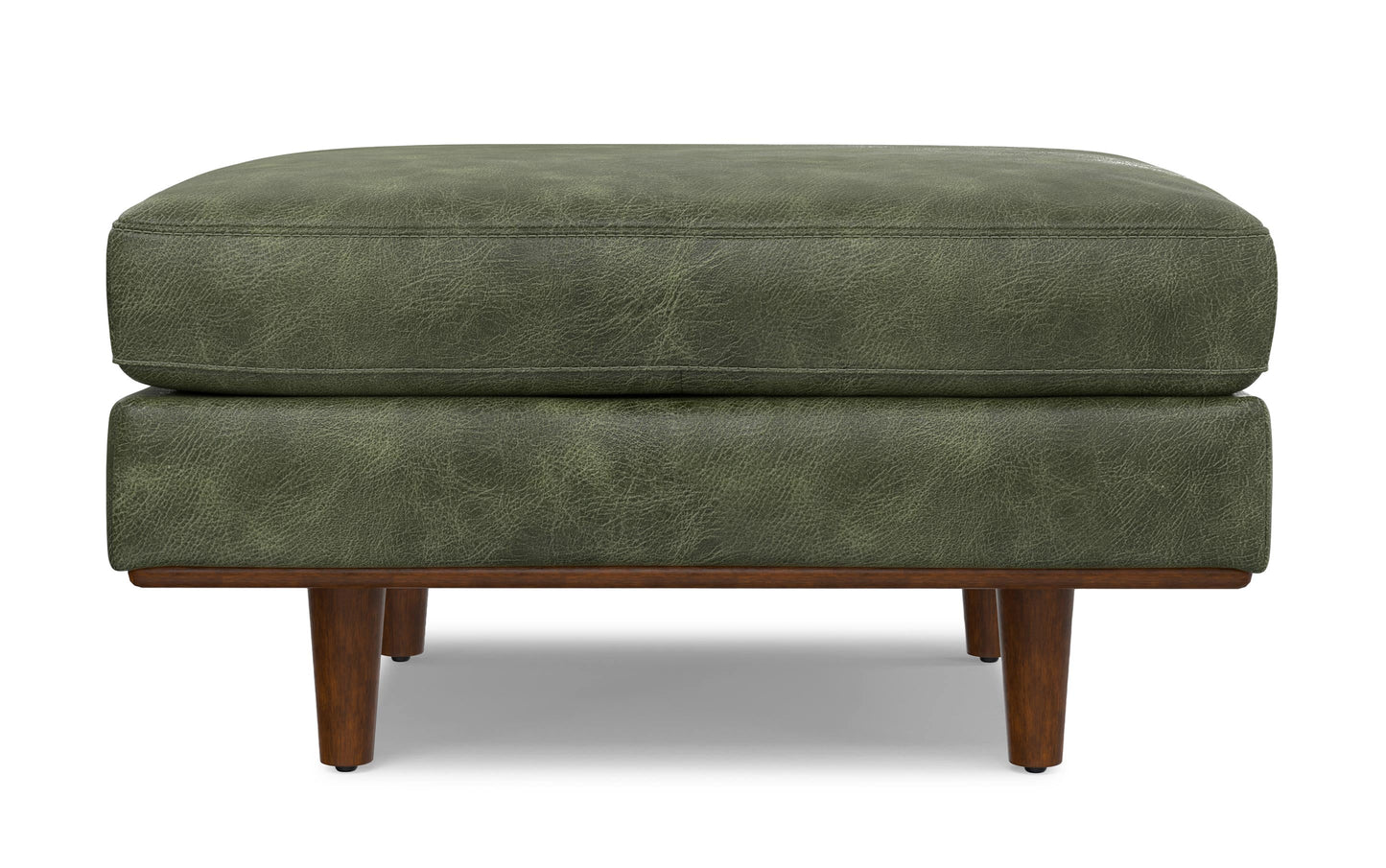 Morrison Ottoman in Genuine Top Grain Leather