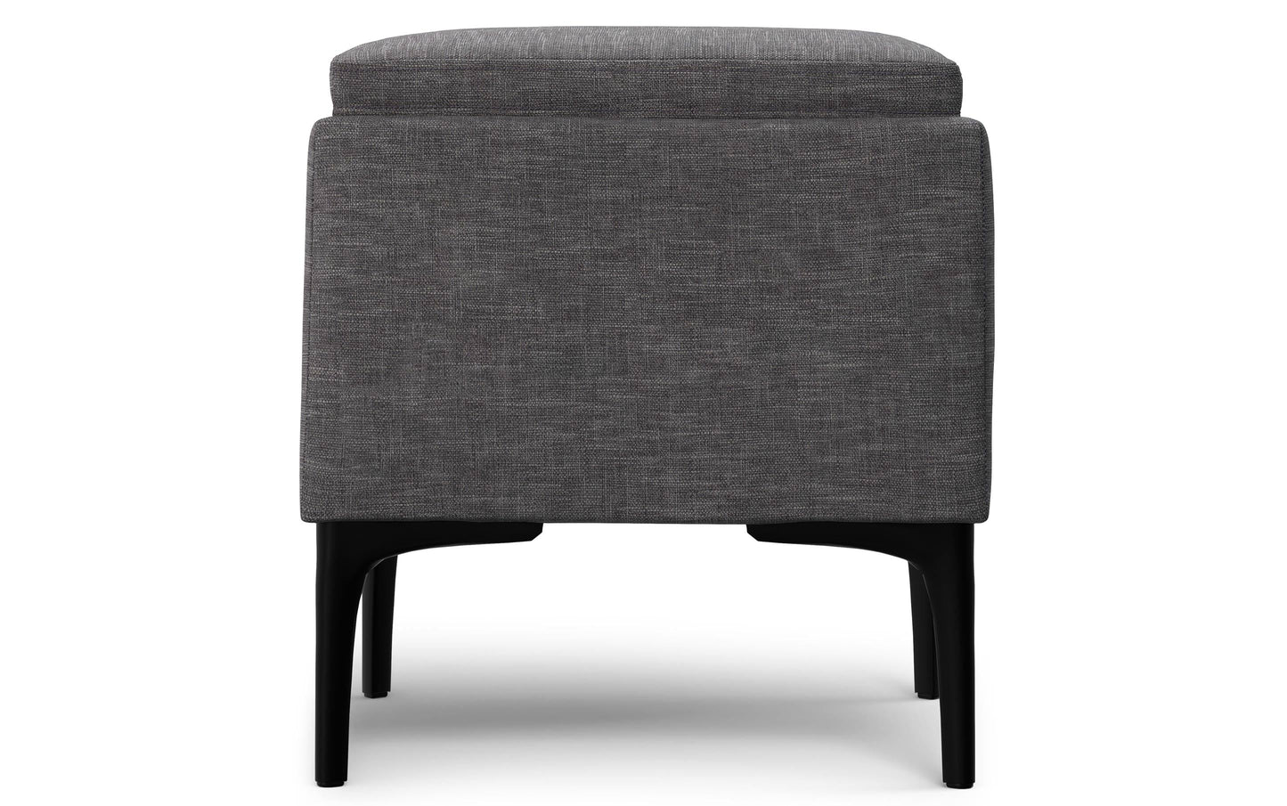 Natasha Storage Ottoman with Tray in Linen