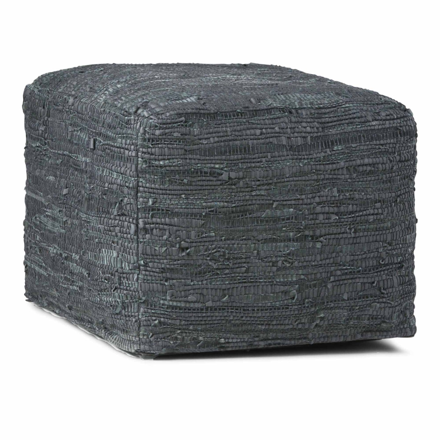 Fredrik Pouf in Genuine Leather