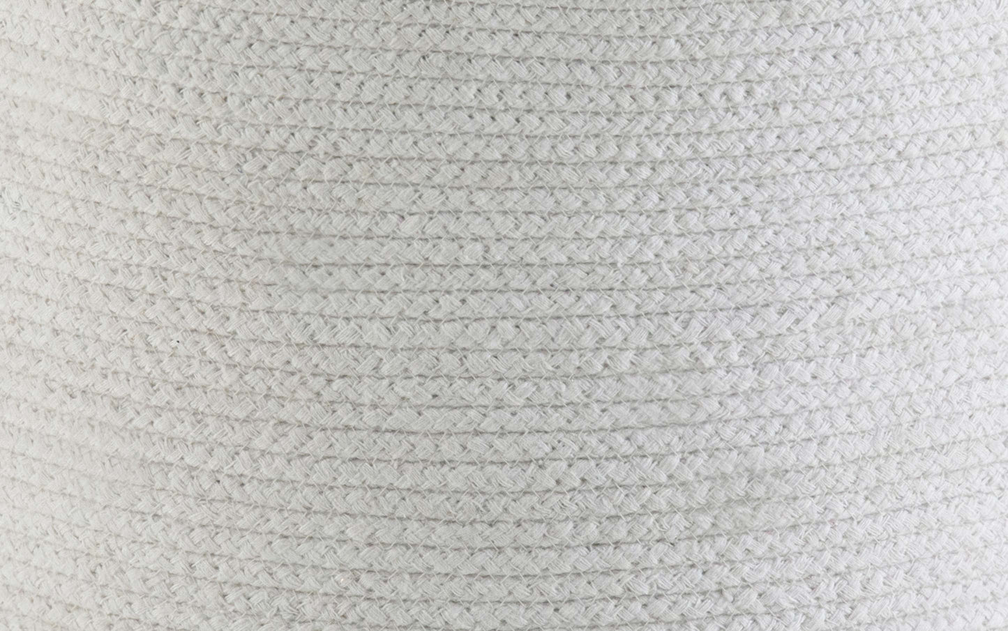 Serena Round Braided Pouf in Natural