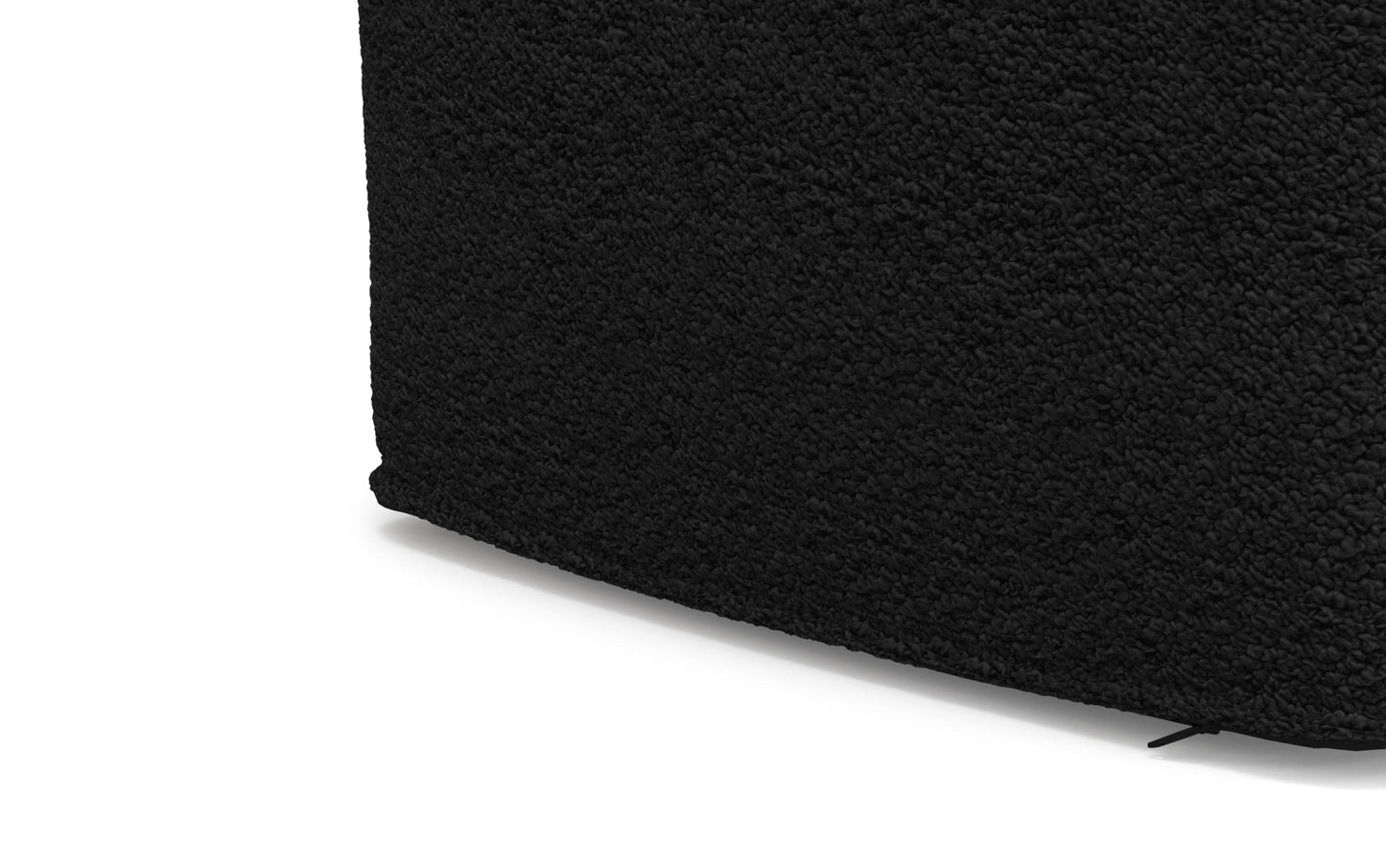 Black | Chantal Square Pouf