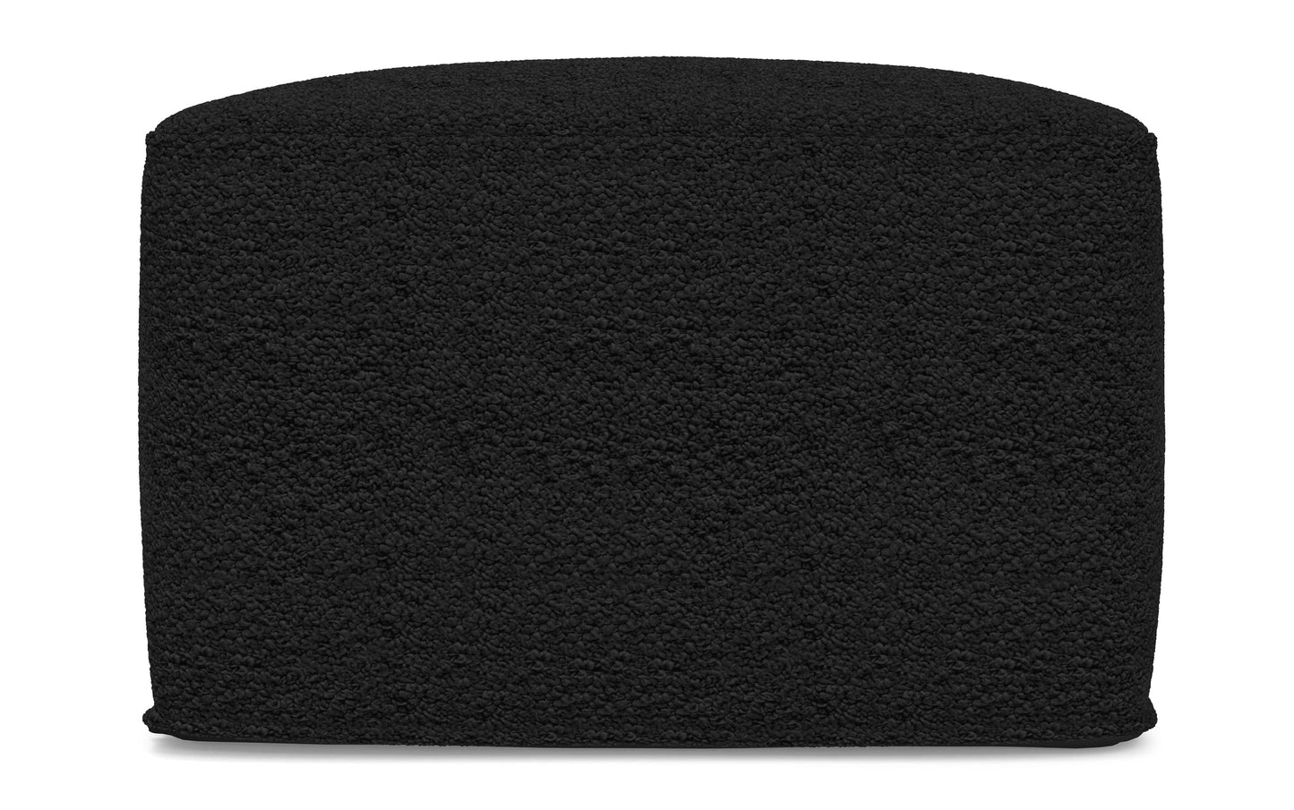 Black | Chantal Square Pouf