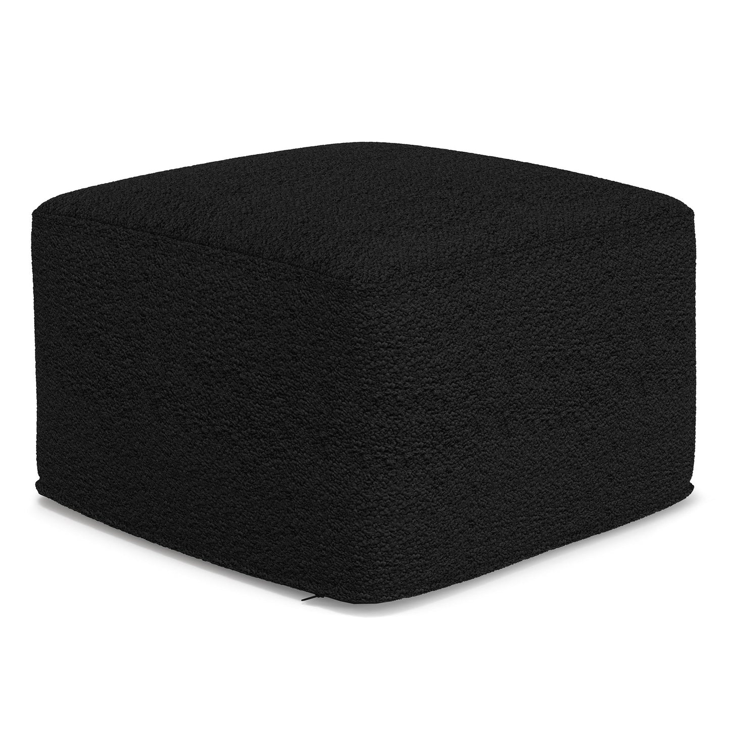 Black | Chantal Square Pouf