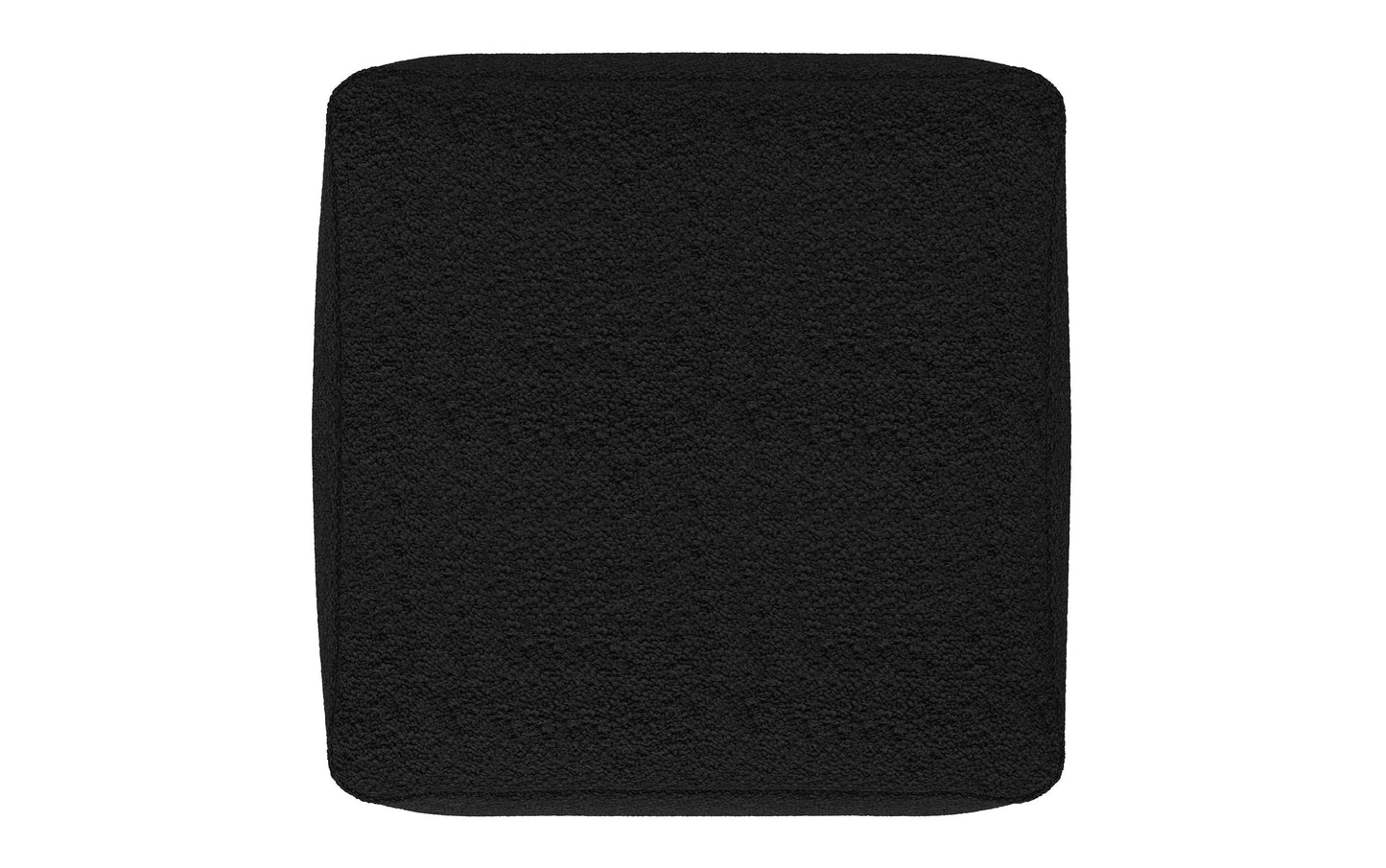 Black | Chantal Square Pouf