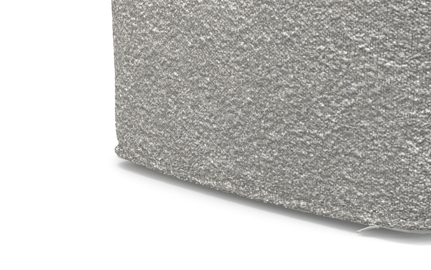 Light Grey | Chantal Square Pouf