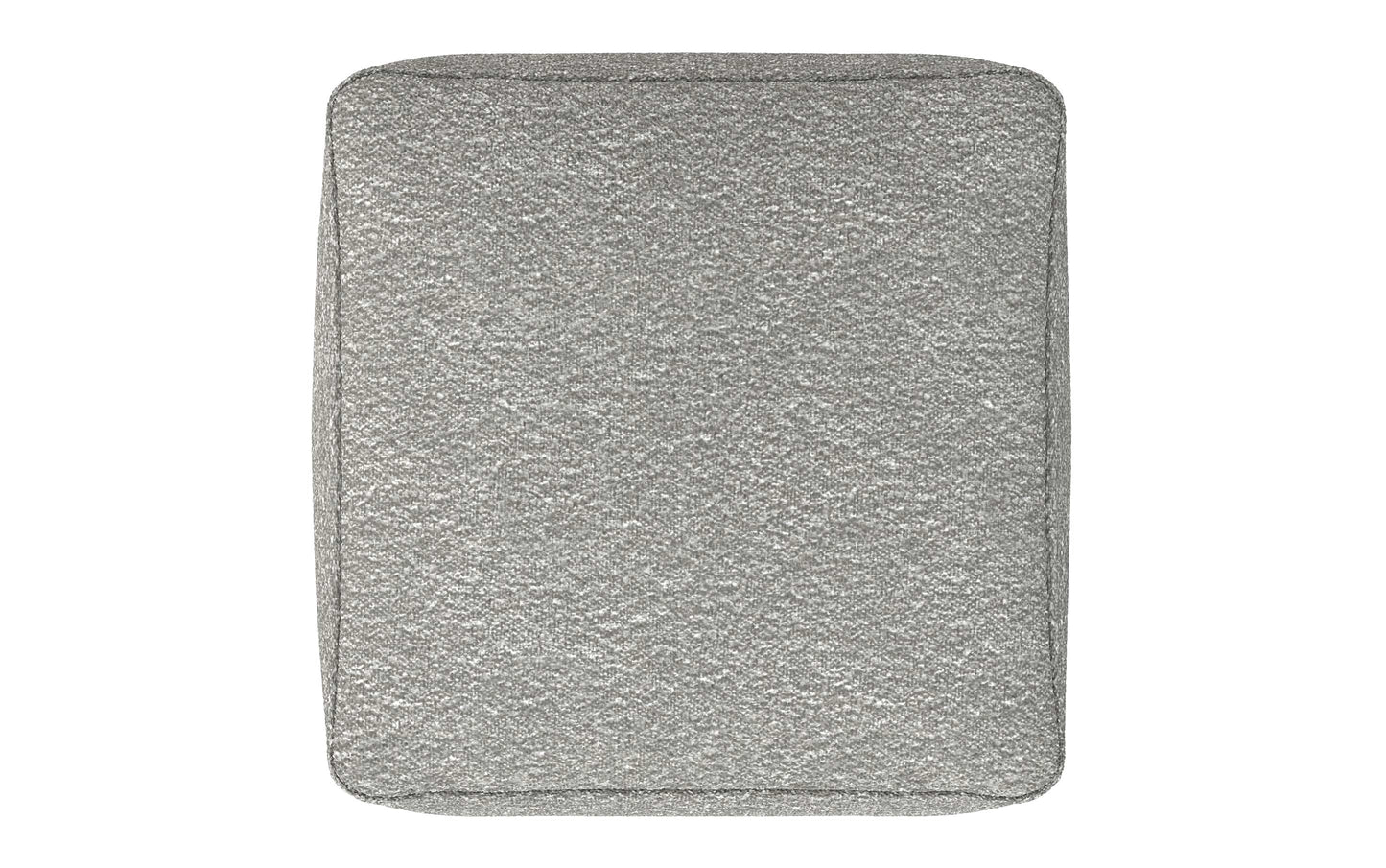 Light Grey | Chantal Square Pouf
