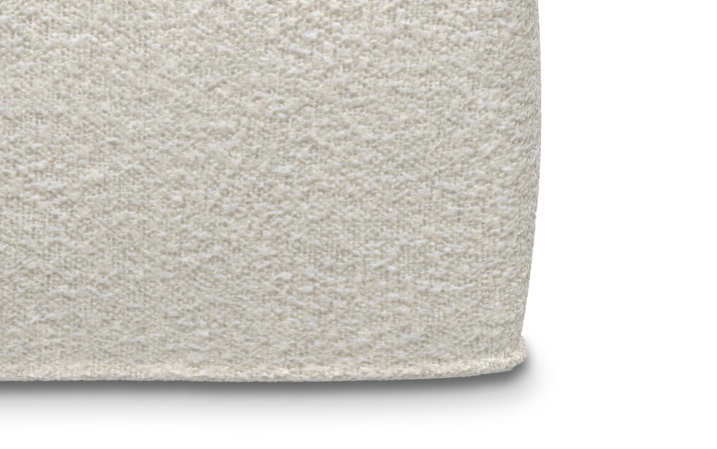 Ivory | Chantal Square Pouf