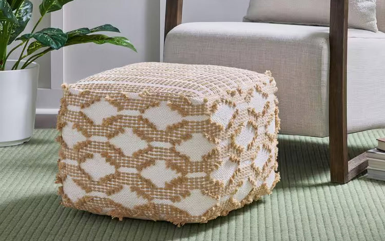 Rowan Square Pouf Ottoman