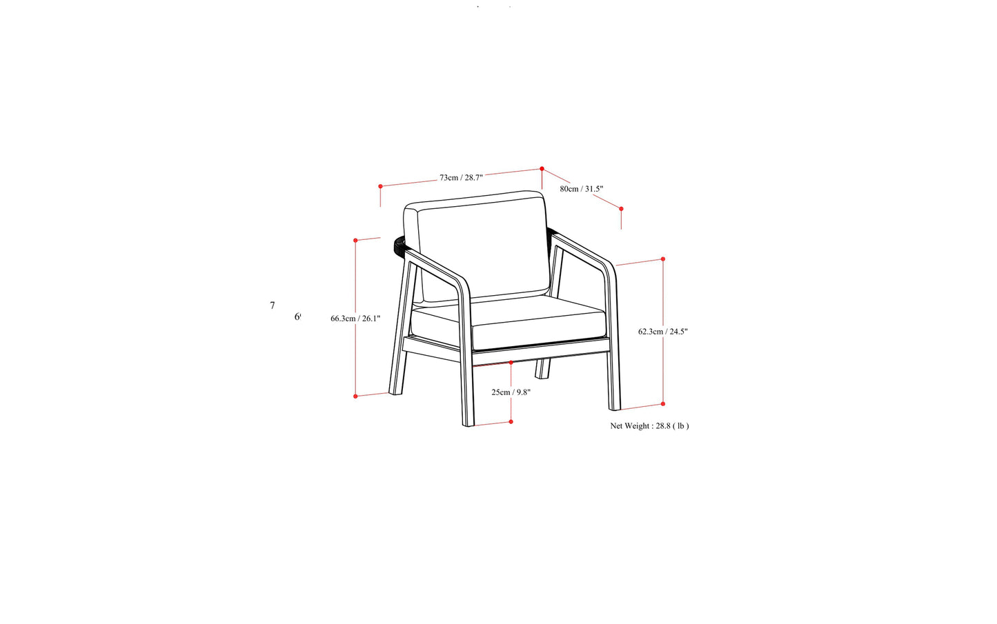 Palmetto Outdoor Conversation Chair (Set of 2)