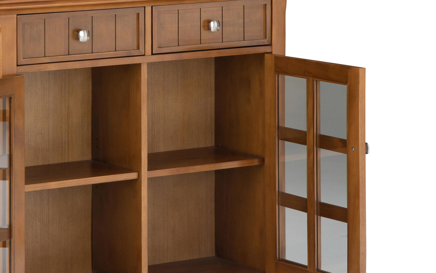 Light Golden Brown | Acadian Entryway Storage Cabinet