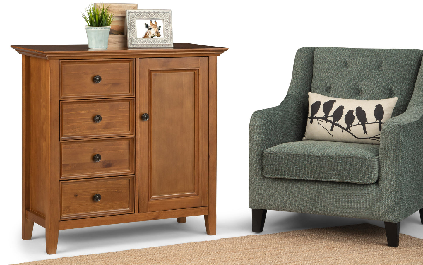 Light Golden Brown | Amherst Medium Storage Cabinet