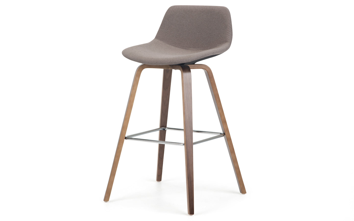 Randolph Bentwood Counter Height Stool (Set of 2) in Woven Fabric